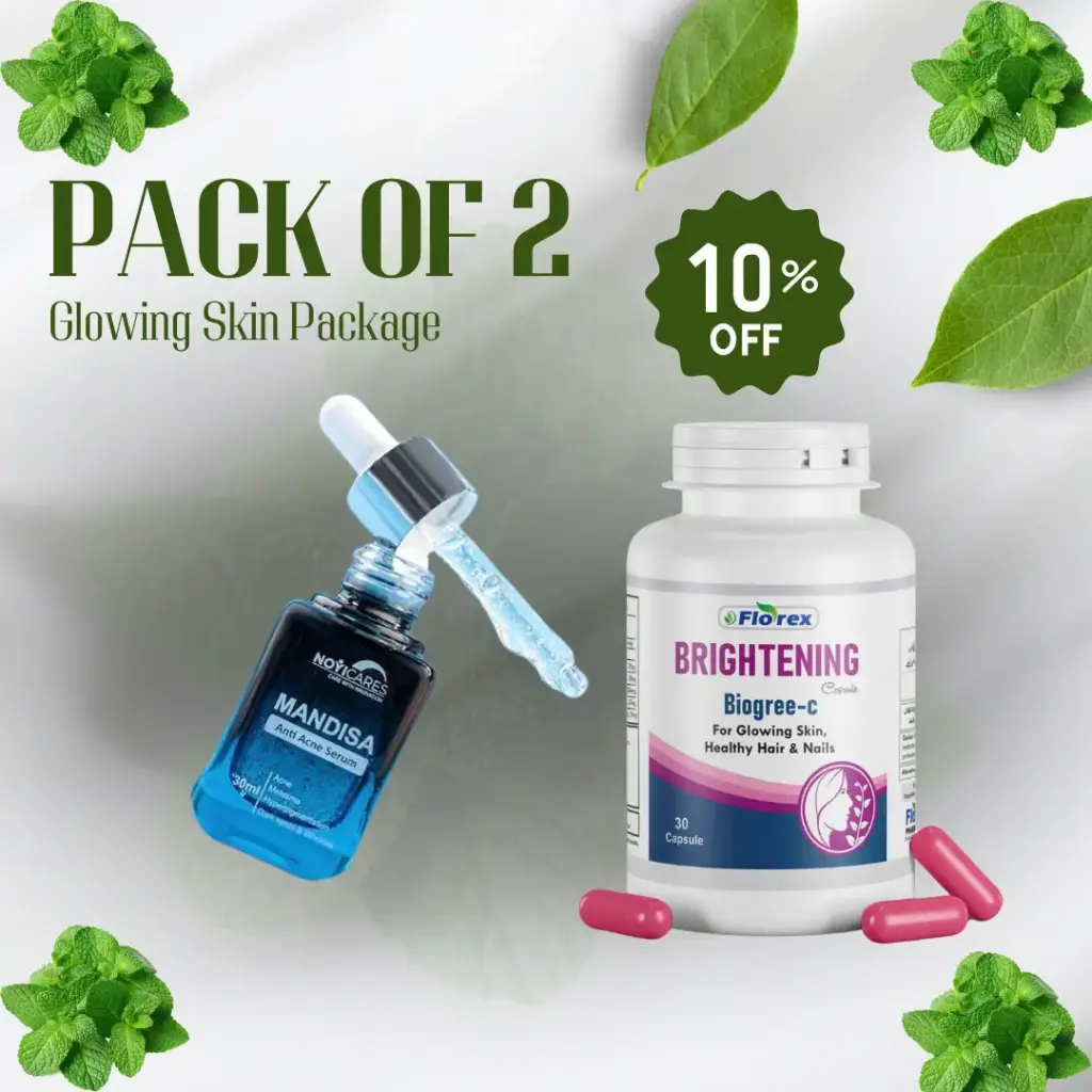 BioGree-C Capsules & Mandisa Anti Acne Serum 