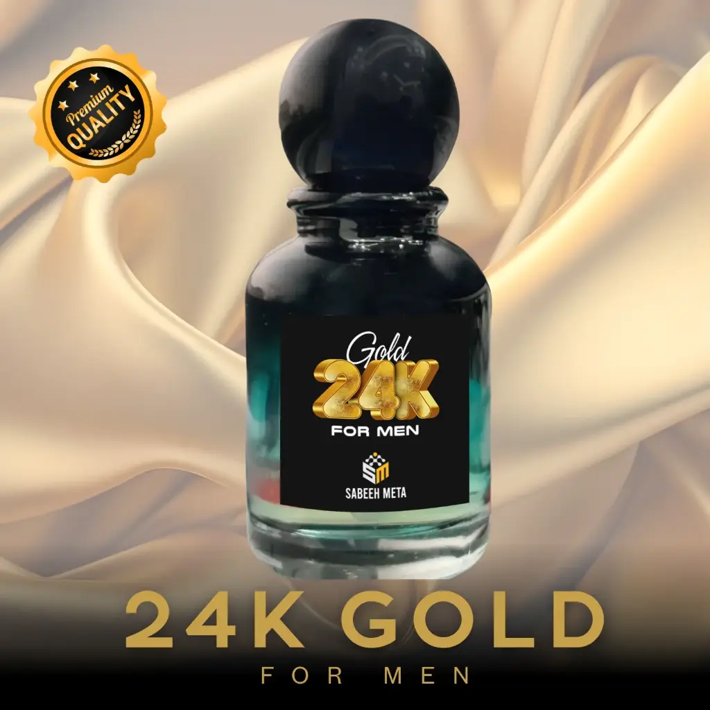 24K Gold for Men Perfume by Sabeeh Meta